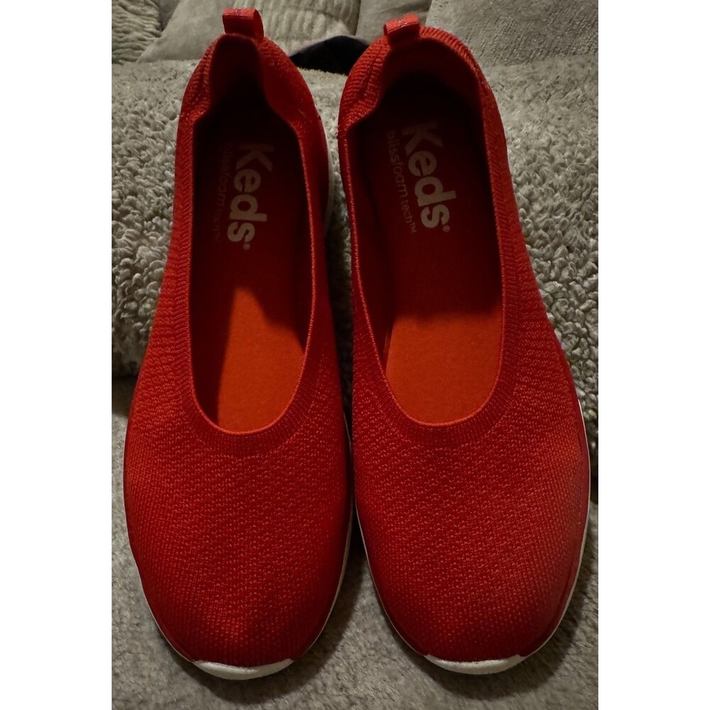 NWOB Keds Blisswalk Simmer Platform Comfort Red Sz 9